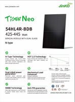 Solar Solarmodul bifazial Glas/Glas Jinko, FullBlack 435W Sachsen-Anhalt - Sangerhausen Vorschau