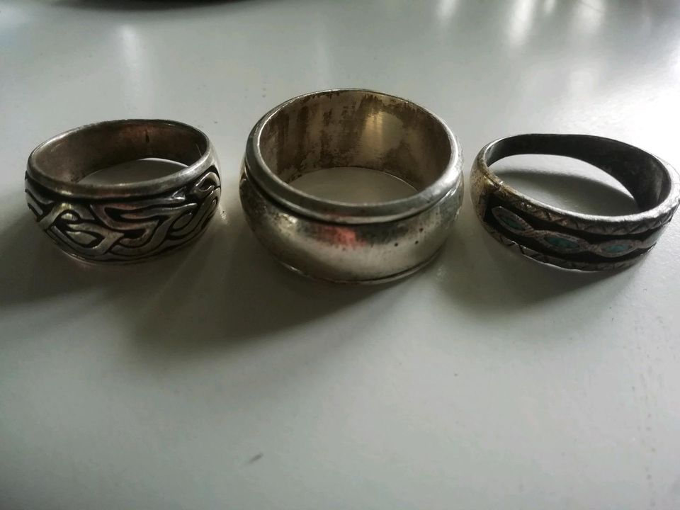 925er STERLING SILBER TRIBAL FINGER RING! in Hamburg