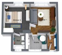 Neue Saniert 2 Zi-Wohnung in guten Wohnanlage Nordrhein-Westfalen - Oberhausen Vorschau