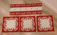 Set 4 Osterdecken top NEU weiß-rost Farbe Wohnen Deko Accessoires Bayern - Krombach Vorschau