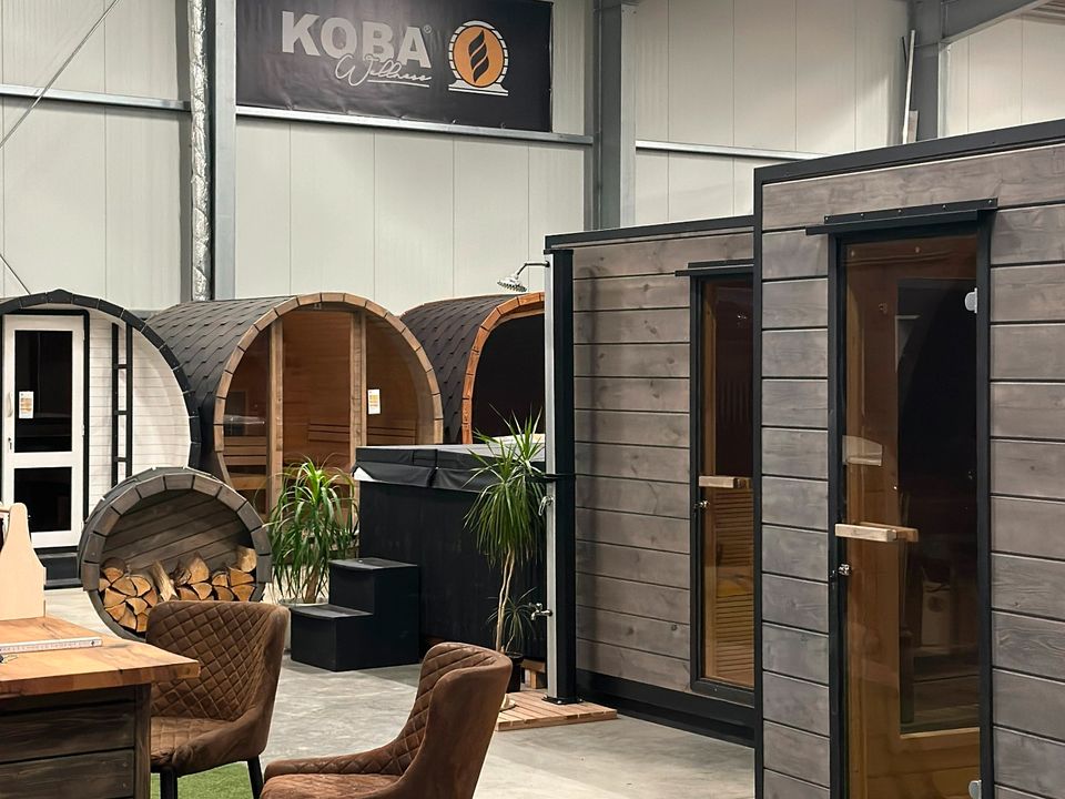 KOBA CUBE Sauna | Gartensauna | 2,5 m | Quadratisch | Außensauna in Eichenzell