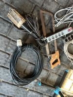 Kabel Lampe , 2x Verlängerung Kabel , Bügel Säge und 8 Verteiler Darß - Dierhagen Vorschau