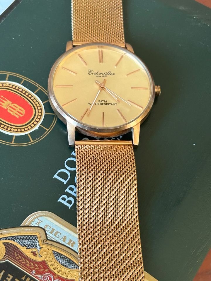 Eichmüller 1950 Armbanduhr Vintage Retro Uhr Farbe Roségold in Dortmund