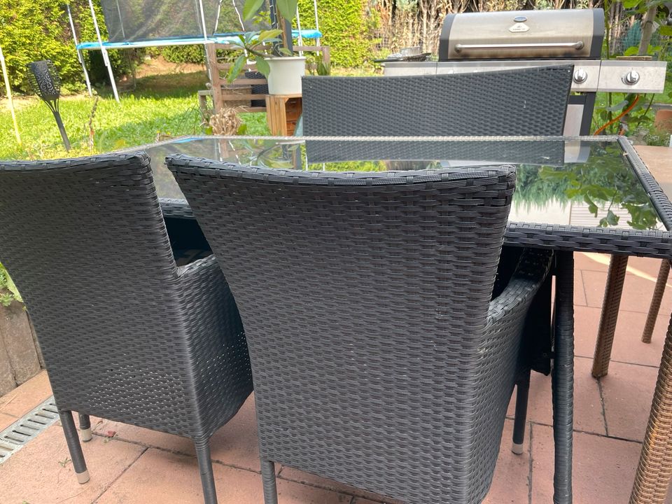 Gartenmöbel Ratan Sitzecke Tisch & Stühle Terrassenmöbel Garten in Pforzheim