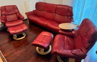 Stressless Couch Set aus Leder teils neu / unbenutzt Nordrhein-Westfalen - Rheine Vorschau