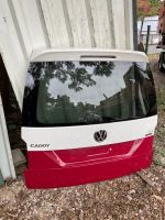 VW Caddy Heckklappe weiß/rot Baden-Württemberg - Ladenburg Vorschau