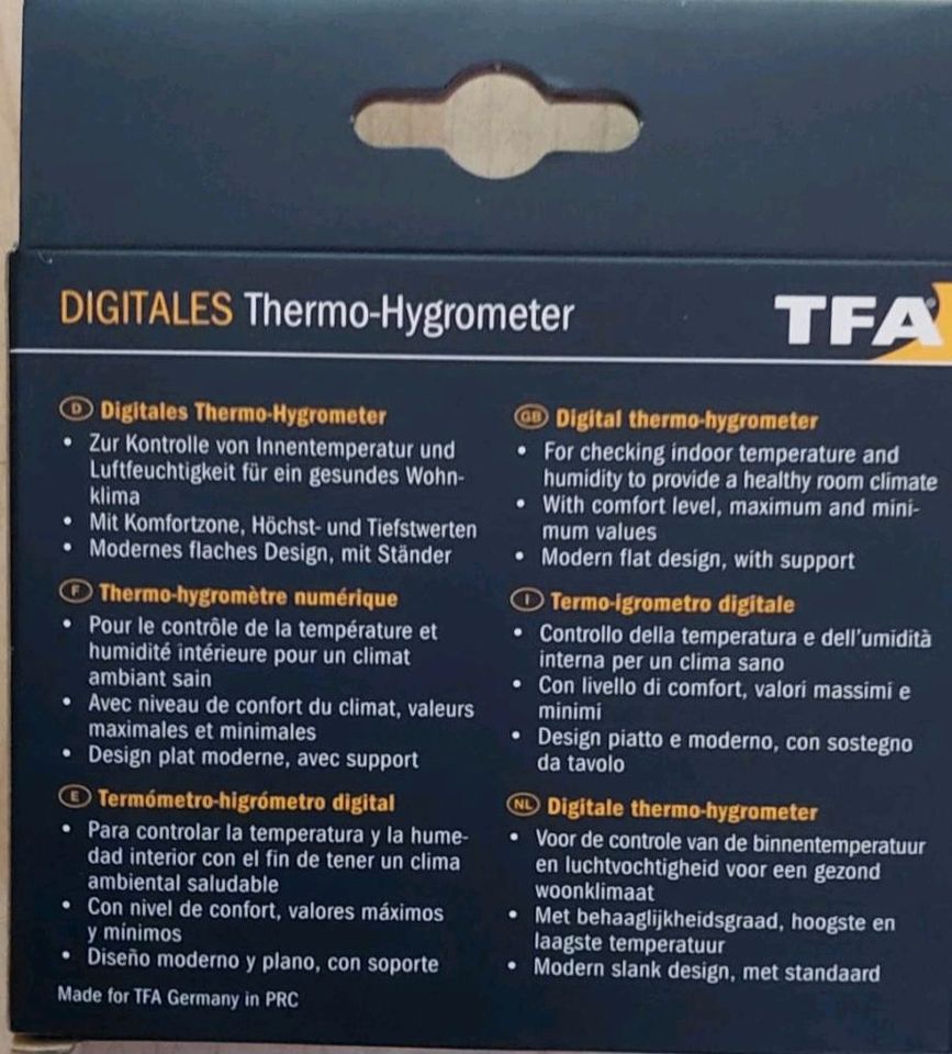 Digitales Thermo-Hygrometer in Eschwege