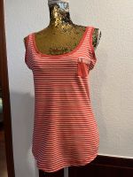 Damen Top Shirt - Gr. S M, MEXX, Maritim Pink lachs weiß Niedersachsen - Duderstadt Vorschau