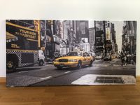 Leinwandbild:"Your Ride" New Yorker Streetline-140x70x2cm SW/Gelb Altona - Hamburg Ottensen Vorschau