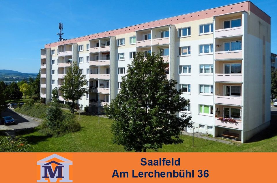 helle 3-Raum-Wohnung mit Balkon und kostenl. Stellplatz in Saalfeld (Saale)