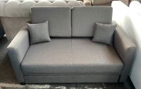 Schlafsofa Couch grau Luxus Microfacer weich inkl.Kissen Bielefeld - Bielefeld (Innenstadt) Vorschau