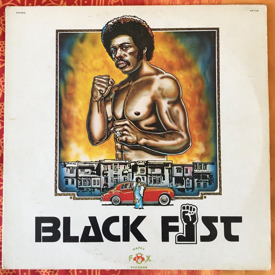 OST Black Fist VINYL Promo LP Soul FUNK Soundtrack HAPPY FOX 1977 in Bünde