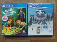 PS4 Spiele Kinder Hello Neighbor + Alpine Simula einz/zusam Top! Bayern - Bayerisch Gmain Vorschau