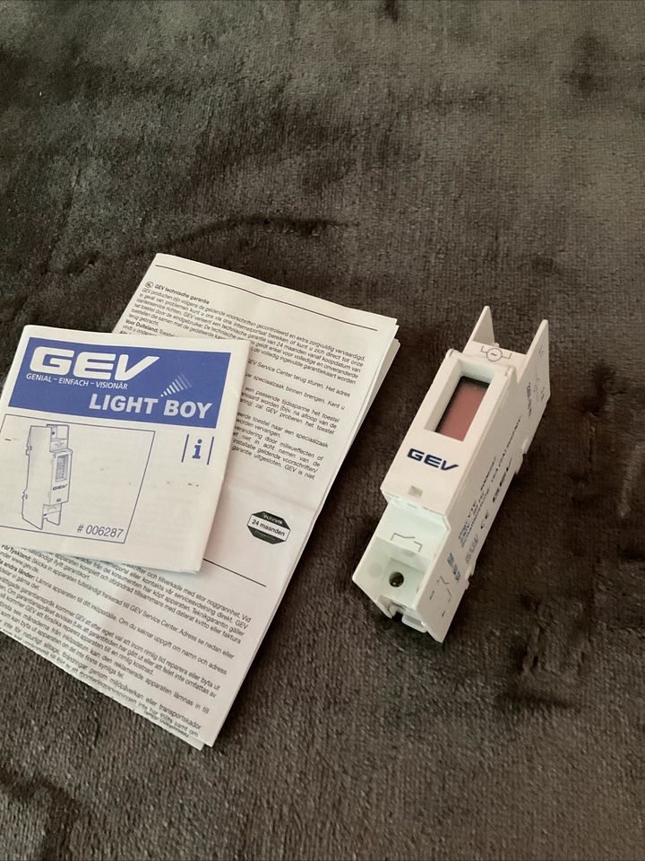 GEV LightBoy Digitale Zeitschaltuhr VTE für Verteilereinbau in Tawern