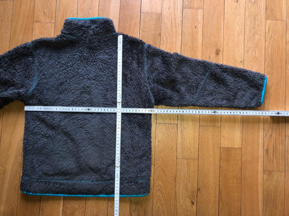 Jako-o Teddyfleece Jacke 128/134 grau türkis Fleecejacke in Berlin