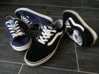 VANS Sneaker blau schwarz Wildleder Stoff 38,5 - 39  US 8 UK 5.5 Nordrhein-Westfalen - Geilenkirchen Vorschau