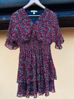 schönes Blumenkleid Kleid Damen Größe 34 SEHR GUT Amisu bunt rot Brandenburg - Potsdam Vorschau