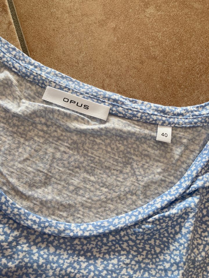 Opus T-Shirt Stropi hellblau in Gr. 40 in Hünstetten