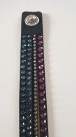 Swarovski Wickelarmband, Leder,  türkis pink, 36 cm, neuwertig Nordrhein-Westfalen - Grevenbroich Vorschau