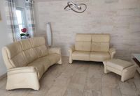 Himolla Leder beige Trapezsofa Cumuly - Sofa Couch - Hocker Bayern - Königsbrunn Vorschau