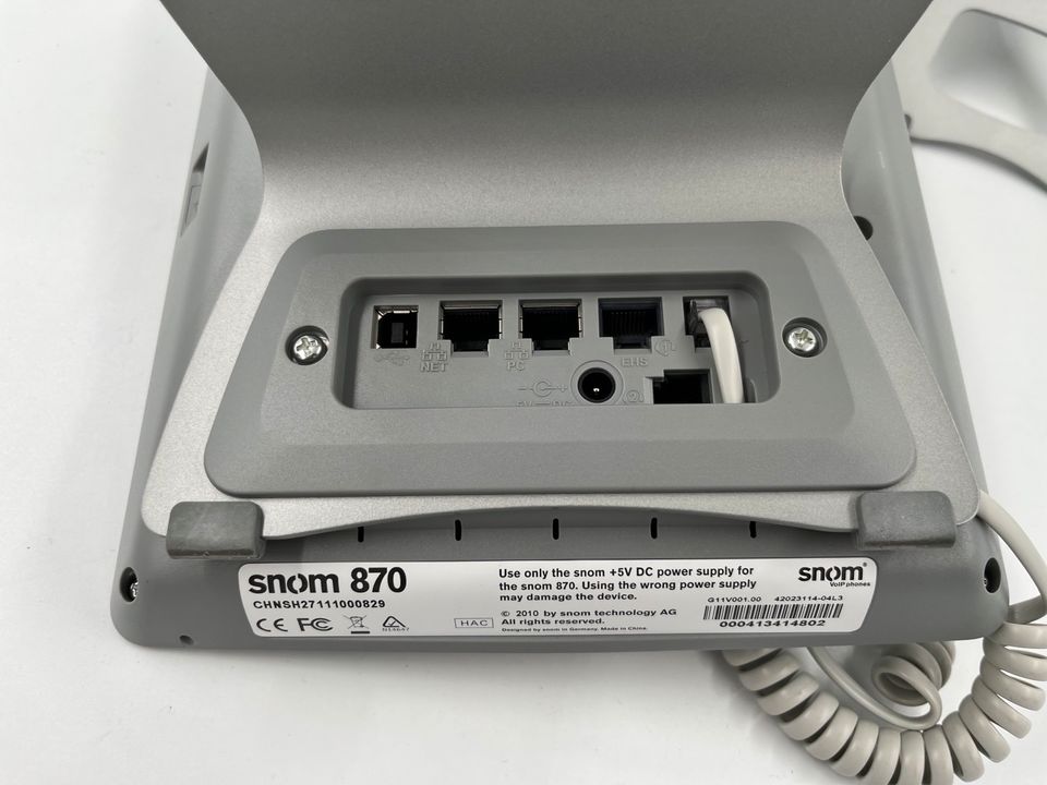 Snom 870 Voip Telefon + Snom Vision Erweiterung NEU in Nürnberg (Mittelfr)