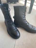 Zara Echtleder Stiefel Boots Stiefeletten schwarz Größe 39 Nordrhein-Westfalen - Frechen Vorschau