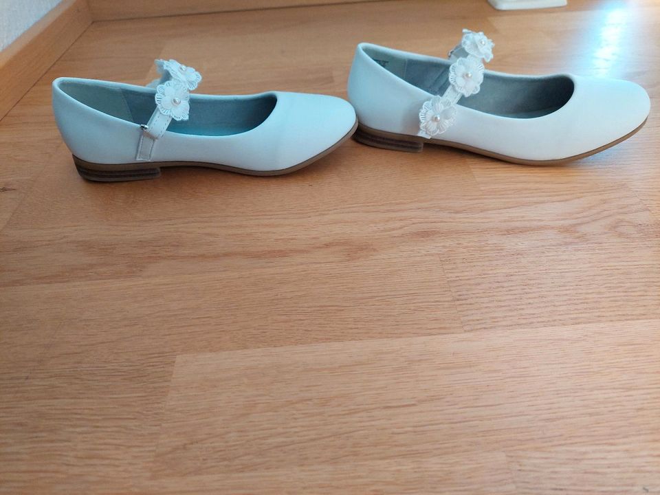 Ballerina weiß Gr. 34, WIE NEU, Hochzeit, Blumenmädchen in Köln