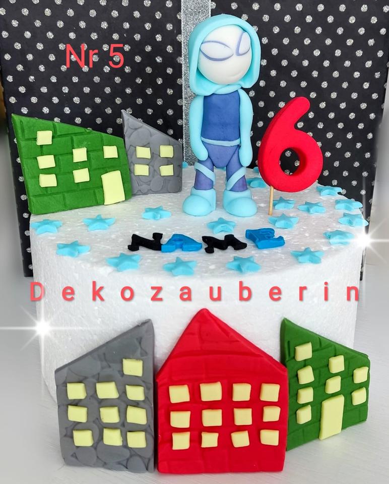 Deko Superhelden Batman Spider-Man Superhero Tortendeko Fondant in Waldsolms