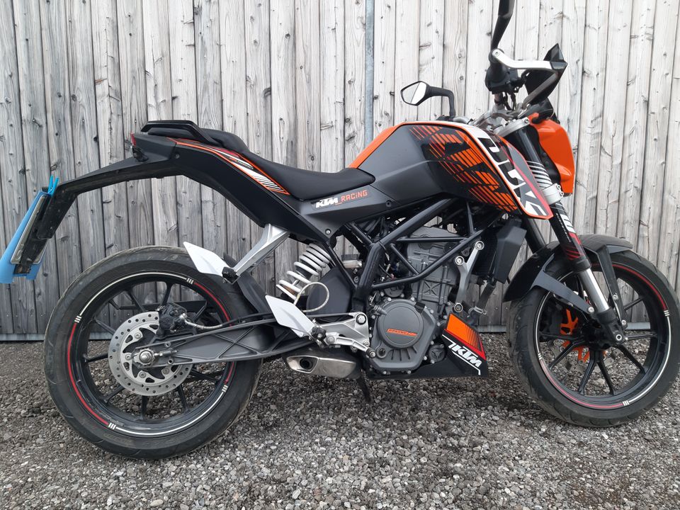 KTM Duke 125 in Pfronten