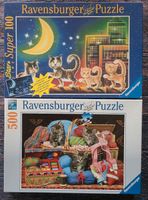 2 Puzzles mit Katzen  100 500  Starline Kreis Ostholstein - Ahrensbök Vorschau