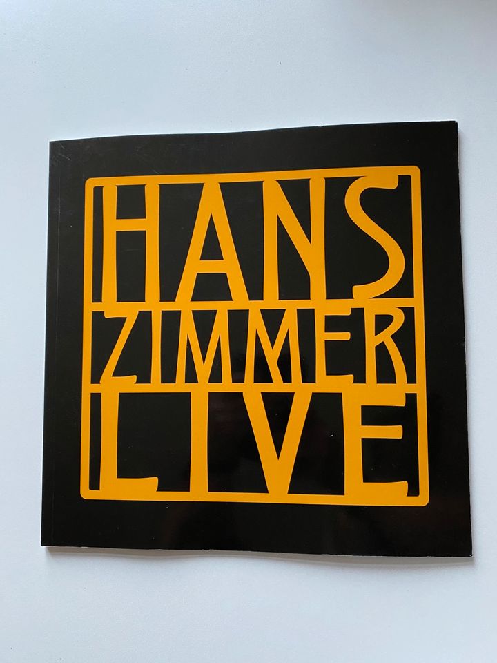 Hans Zimmer live Tourbuch Tourbook in Hamburg