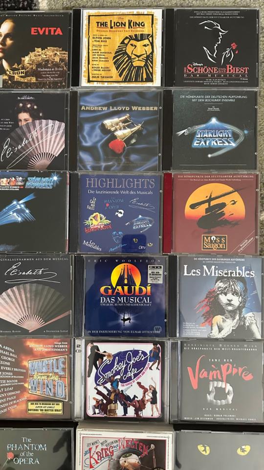 MUSICAL CD SAMMLUNG=43 CDs=Raritäten-Sammlerstücke-wie neu in Polch
