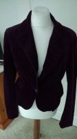 Schöner Blazer Jacke Samt aubergine lila bordeaux Gr 40 Kr. München - Unterschleißheim Vorschau