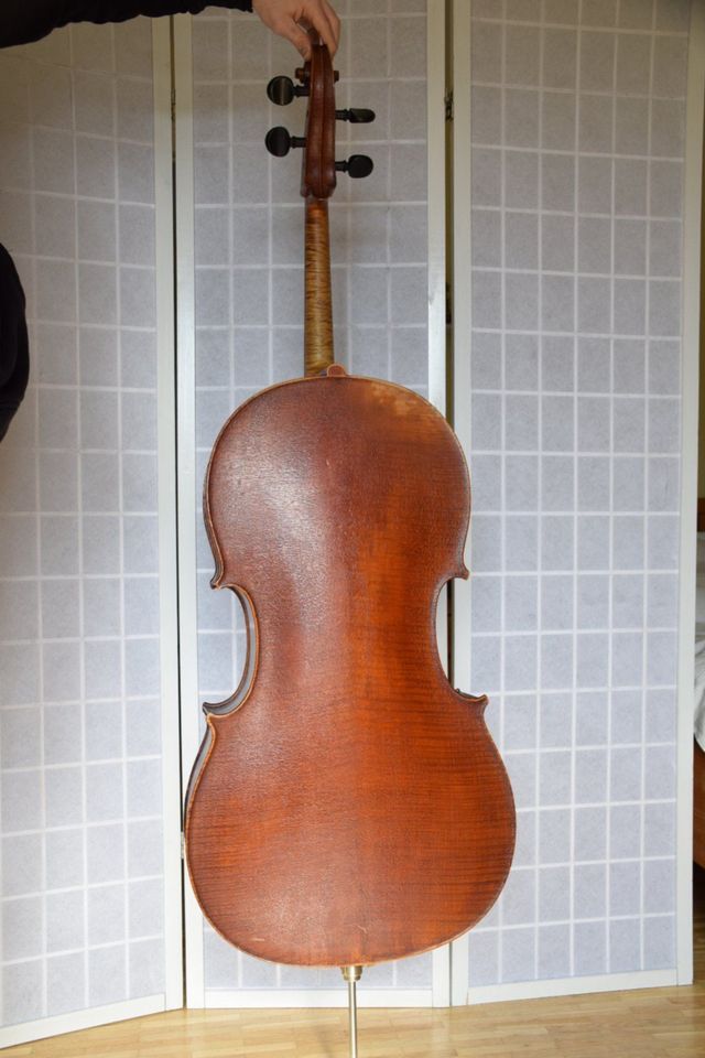 4/4 Cello Meistercello mittenwalder Schule ca. 1900 in Hamburg