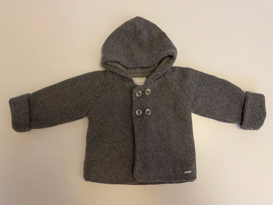 Bellybutton gefütterte Strickjacke outdoor Übergang grau 80 in Lütjensee