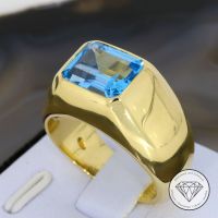 M*205226 Wert 2.800,- Blautopas Ring 750 Gold 18 Karat XXYY Essen - Karnap Vorschau