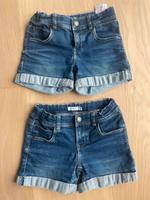 Zwillinge 2 Jeans-Shorts name it Gr 128 gut bis sehr gut Niedersachsen - Lüder Vorschau