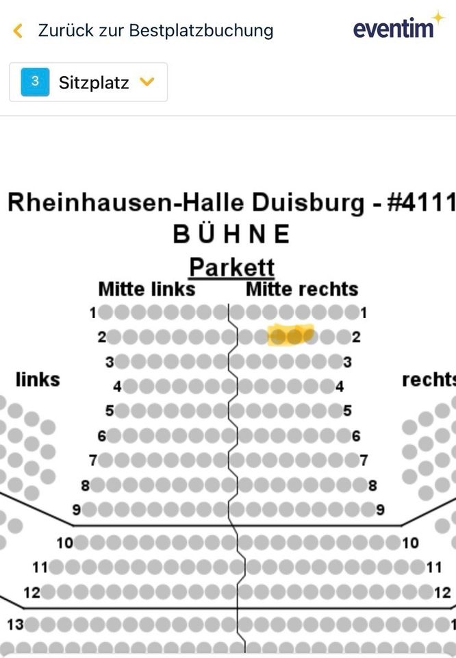 2x Karten für Tahnee 2025 in Duisburg (2.Reihe) in Moers