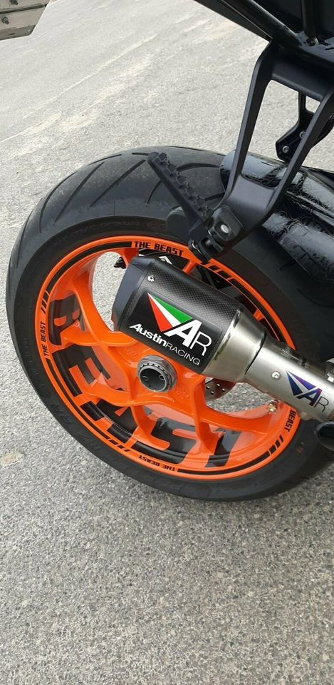 Aufkleber für KTM Superduke 1290 BEAST Wheelsticker Tuning Felgen in Andernach