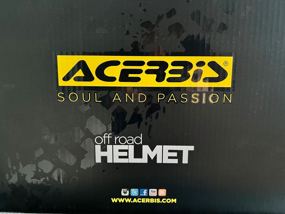 Acerbis impact 3.0 Cross/Enduro Helm Größe:S in Bad Ditzenbach