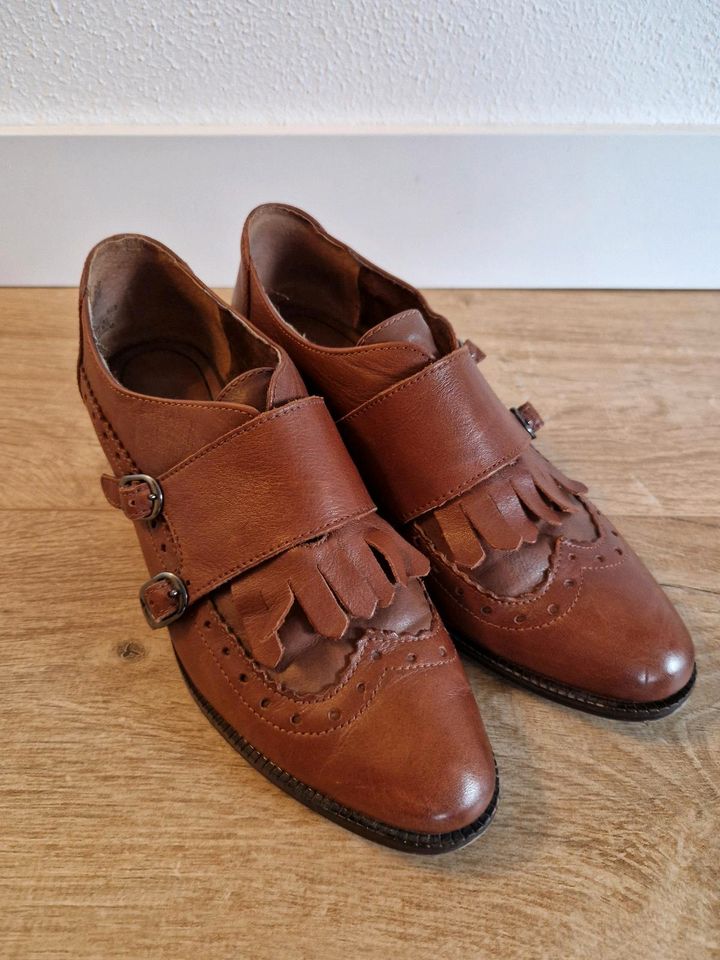 Tamaris Leder Double-Monks / Business-Schuh, Gr. 37 in Sailauf