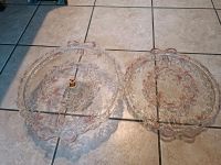 2 Kristallglas Kuchenplatten Servierplatten 32cm Rosa Glas Nordrhein-Westfalen - Ratingen Vorschau