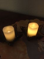 Glas Kerzenhalter inkl. Elambia Kerzen mit Timer Berlin - Hellersdorf Vorschau