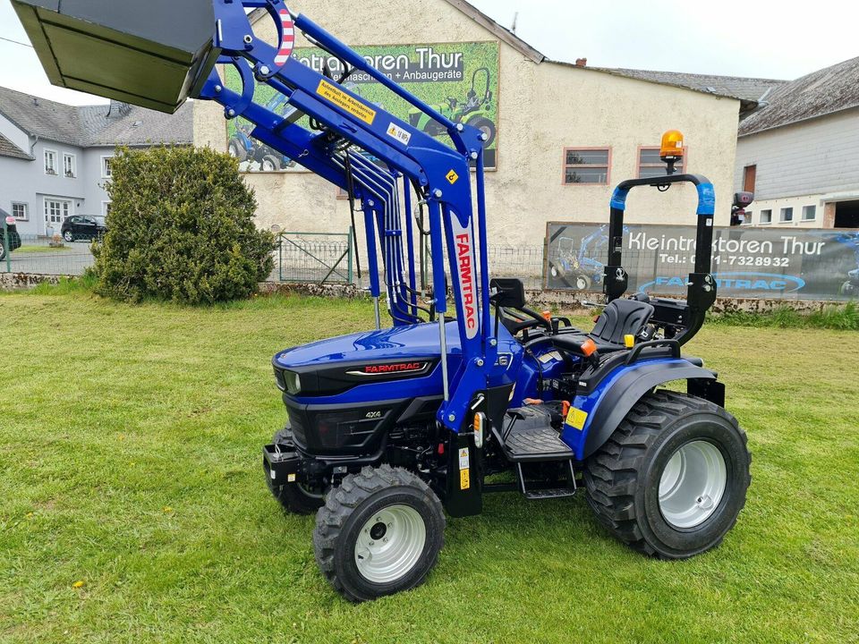 Kleintraktor Farmtrac Allrad 26 +Frontlader+StVZO in Arzfeld