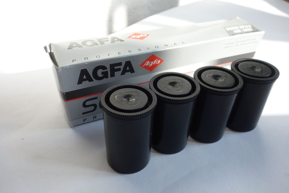 4x AGFA Scala 200 35mm KB DIA schwarz weiss Filme rar! expired in Erfurt