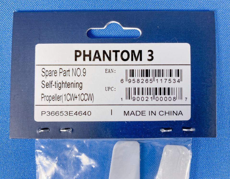 DJI 9450 Propeller Phantom 3 (CCW&CW), Spare Part No. 9 in Tutzing