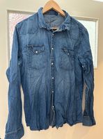 2 h&m Herren Hemden Jeanshemd Gr. L gestreift Easy Iron Düsseldorf - Bilk Vorschau