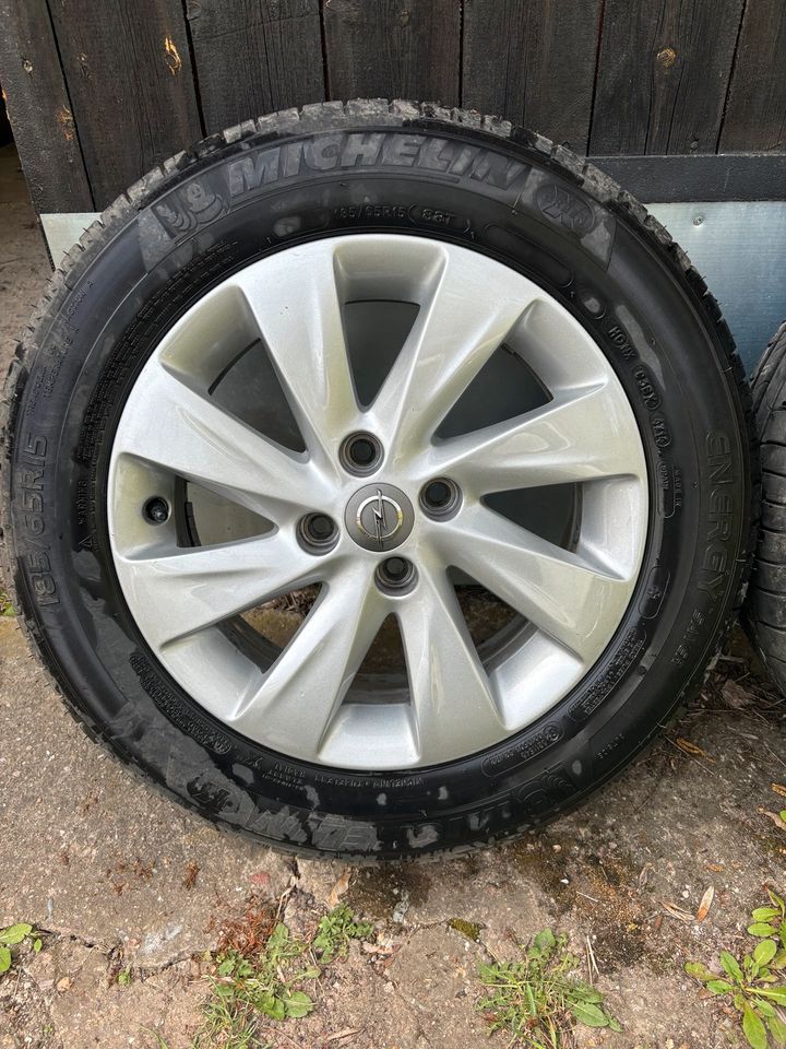 Opel Alufelgen Lk 4x100 15 Zoll in Apolda