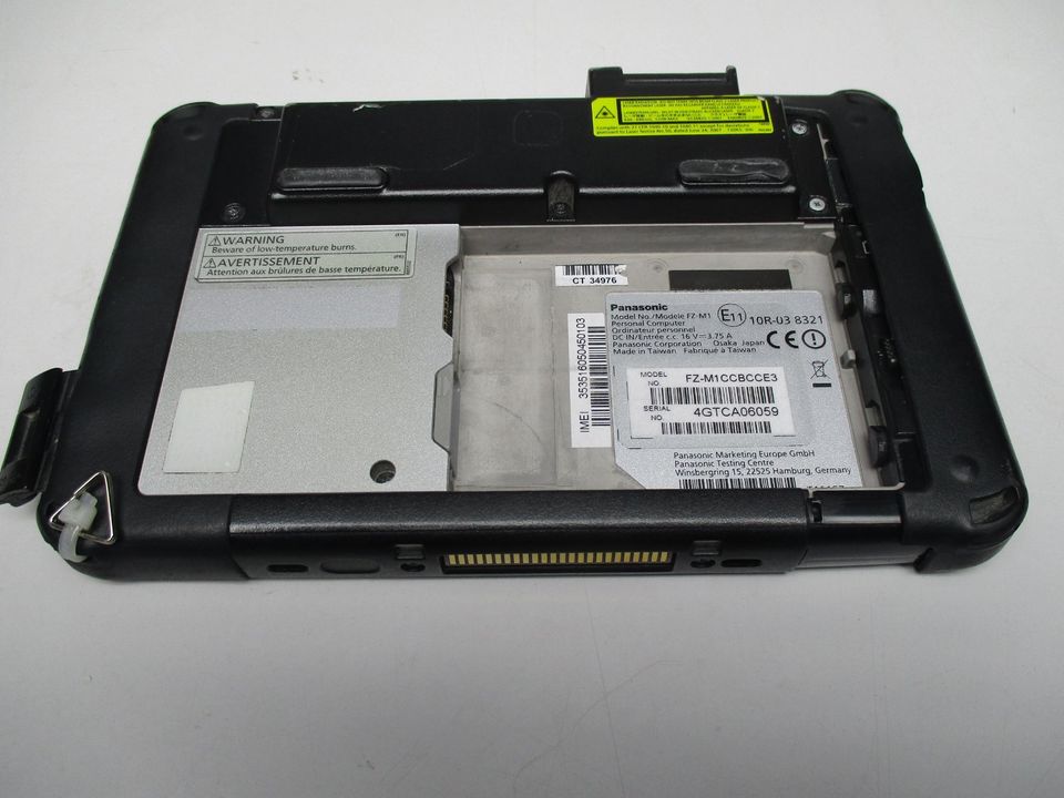 USED TOUGHPAD:FZ-M1CCBCCE3 PANASONIC FZ-M1, 1,6-2,3 GHz 335515-60 in Weilrod 