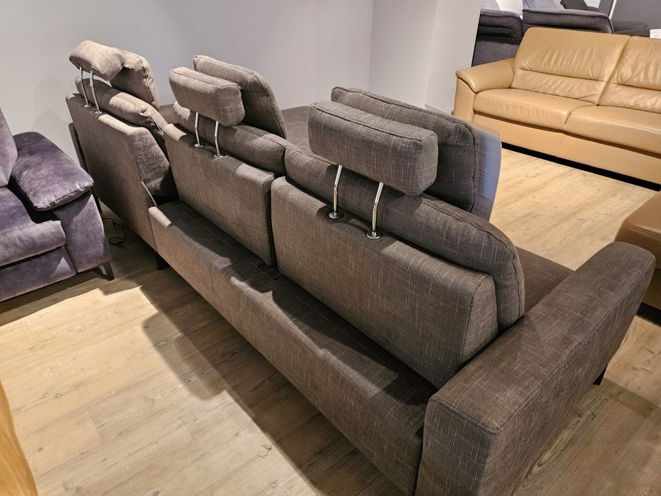 NEU Wohnlandschaft Couch 2x Sitztiefenverstellung Motor Canape' % in Bocholt